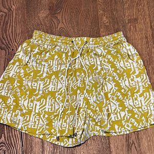 Anthropologie elevenses‎ XS textured, drawstring shorts. Pockets 100% viscose